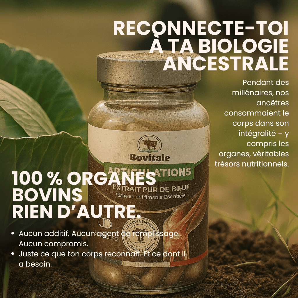 Bovitale – Complément naturel ancestral à base d’ingrédients bovins pour le confort articulaire